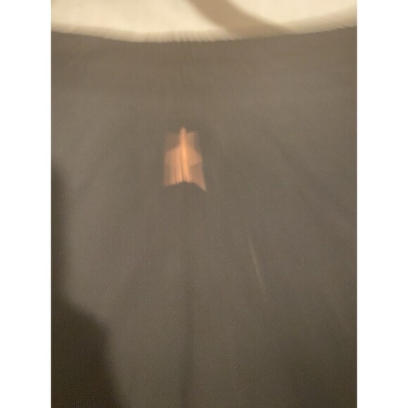 Danskin Long Sleeve Black T Shirt Size Medium With Tie Twist Front - Picture 4 of 5